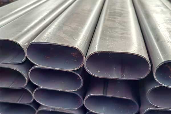 Oval welded precision steel tubes